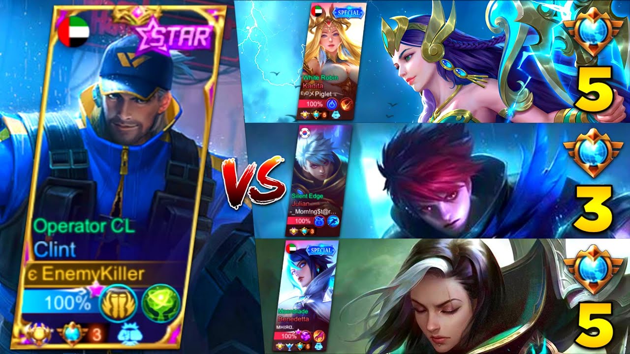 TOP GLOBAL CLINT VS TOP SUPREME PLAYERS - MLBB