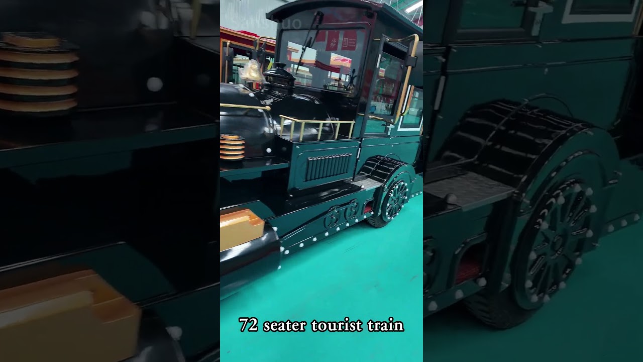 72 seater tourist train for sale #trainforsale #touristtrain #tracklesstrain