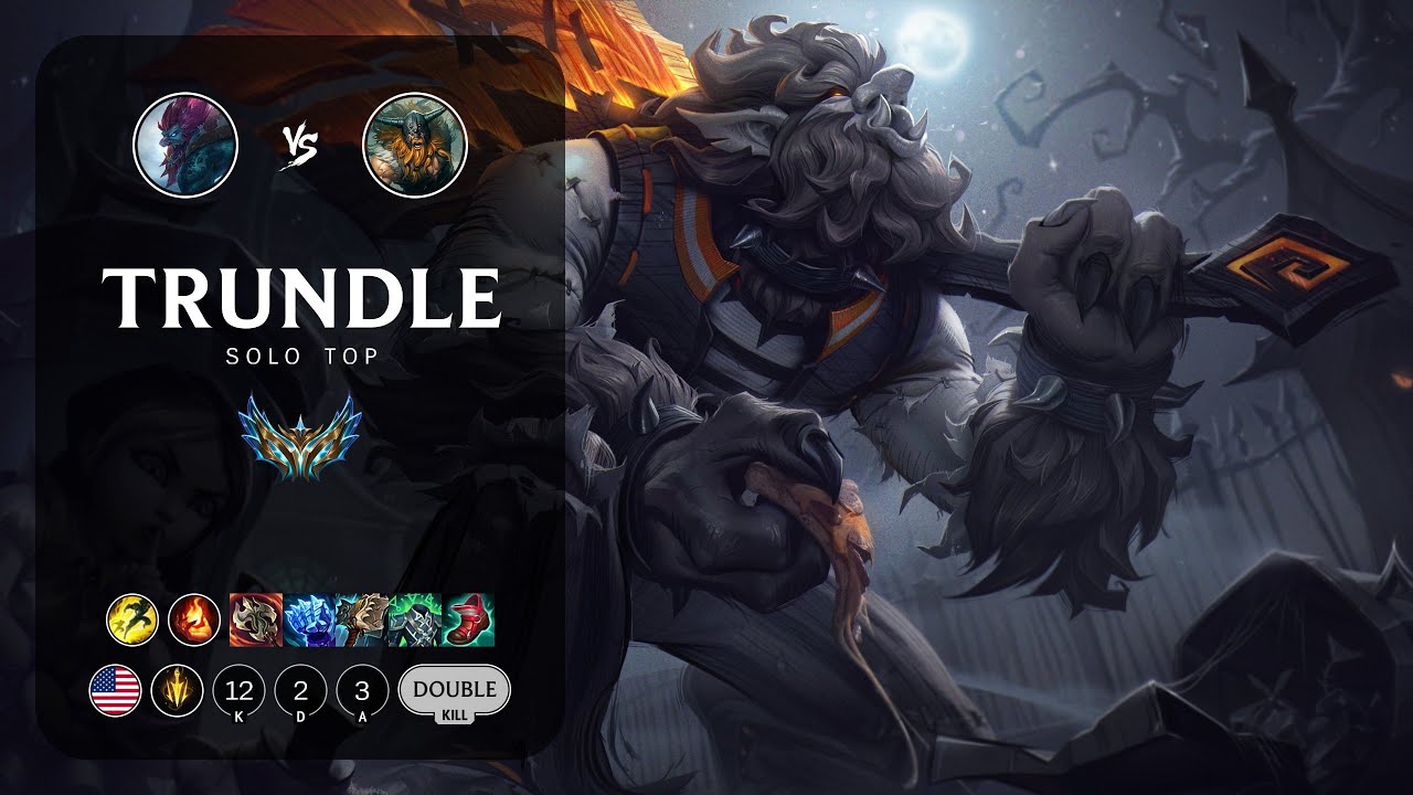 Trundle Top vs Olaf - NA Challenger Patch 13.9