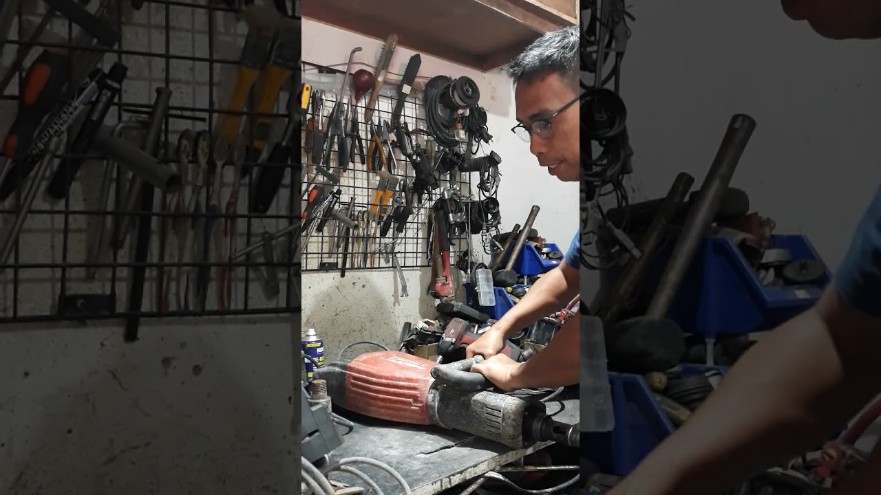 HILTI TE 1500-AVR   Low hammer no oil problem no problem. #follower #viralvideo #nonfollowers