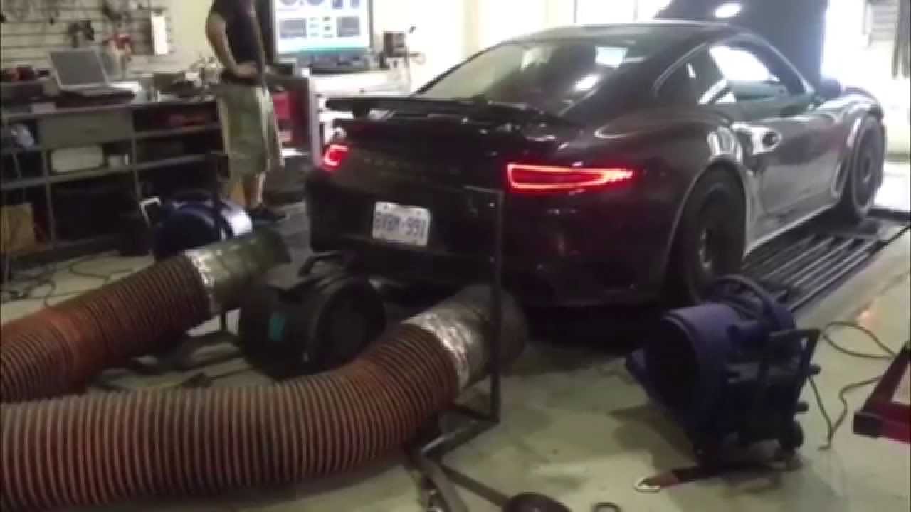 Porsche 991 Turbo S Dyno Pull With Agency Power Exhaust