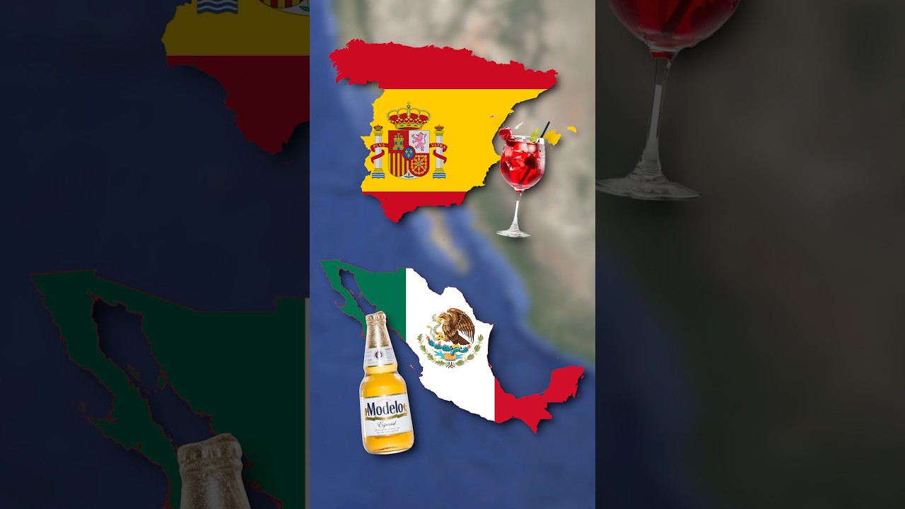 Давайте сравним Испанию и Мексику! 🇪🇸 🇲🇽 #шорты