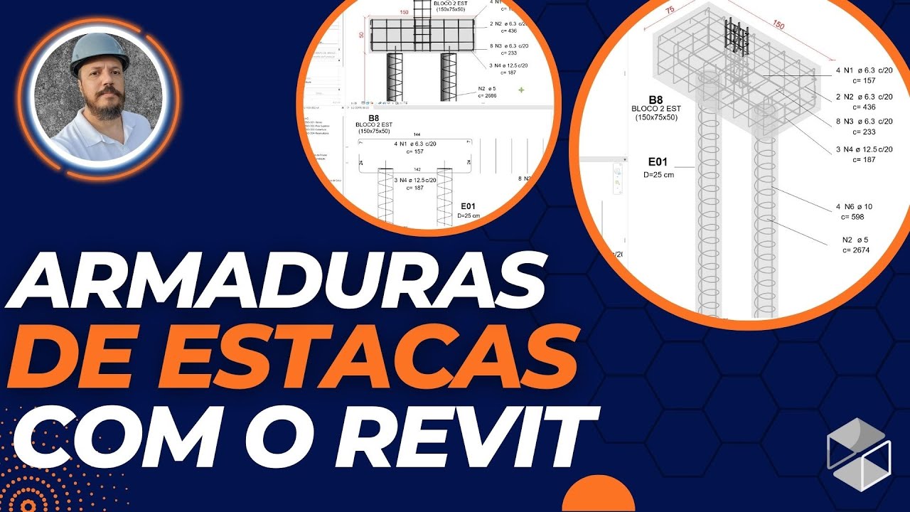 [REVIT + ARMADURAS] Modelagem de Vergalhões em Estacas (+ tags)
