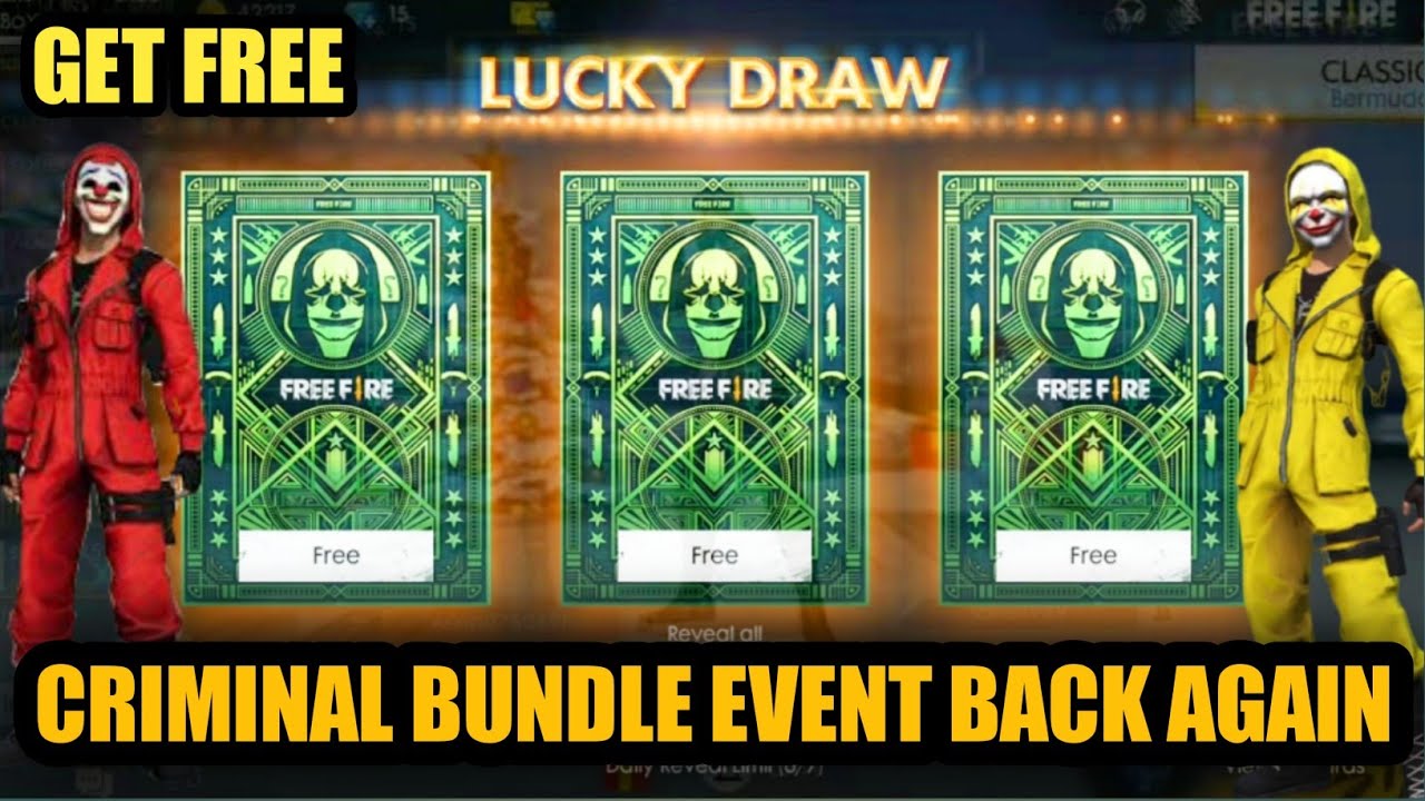 Criminal Bundle Event Return Confirm Date || Old Criminal Bundle Return Date FreeFire DP Gamers
