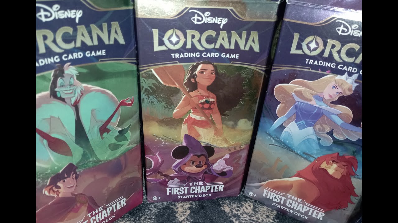 Новая ККИ Disney Lorcana - РАСПАКОВКА - Стартовый набор