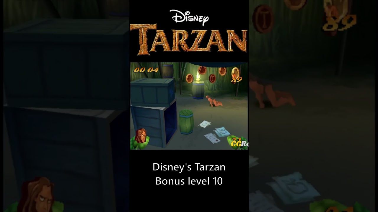 Disney's Tarzan - Bonus Level 10 | PS1 #shorts