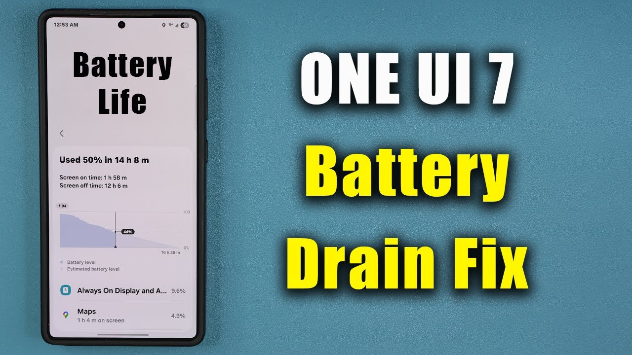 Samsung One UI 7.0 Battery Drain Issue - Potential Fix (Step by Step)
