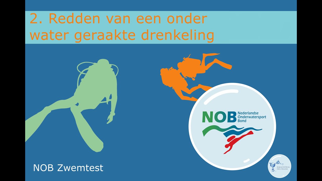 2 Redden van een onder water geraakte drenkeling