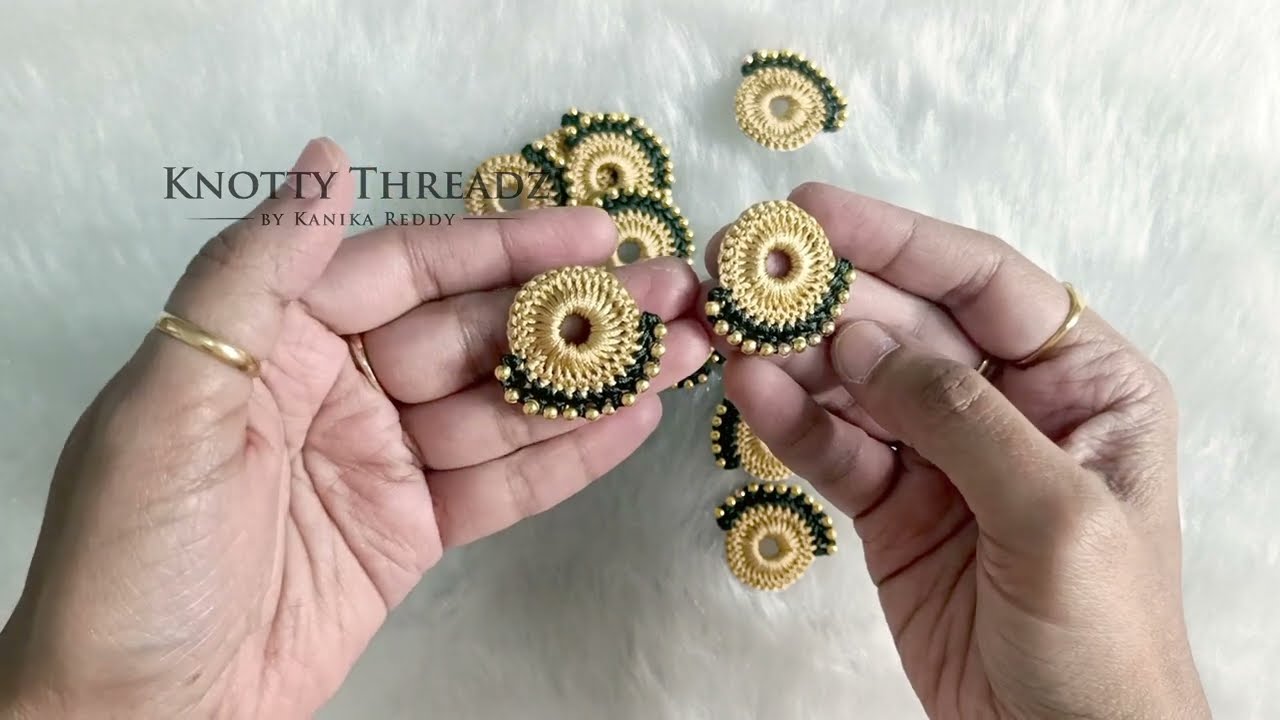 21/30 -  ರಿಂಗ್ ಬೀಡ್ಸ್ ಬಳಿಸಿ ಈಥರ ಡಿಸೈನ್ ಒಮ್ಮೆ ಟ್ರೈ ಮಾಡಿ ನೋಡಿ #ksicmysoresilksaree  #mysoresilk