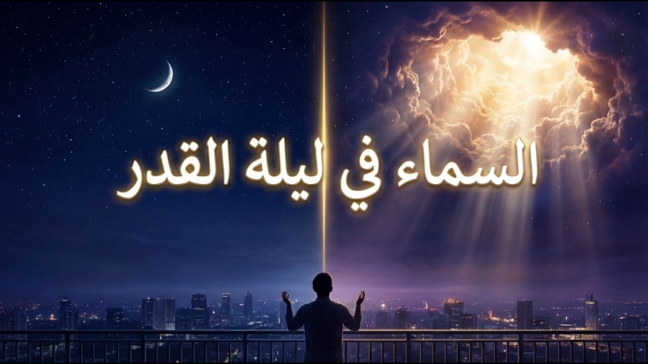 كيف تبدو السماء ليلة القدر؟ مشهد مهيب لن تتخيله | فيلم AI