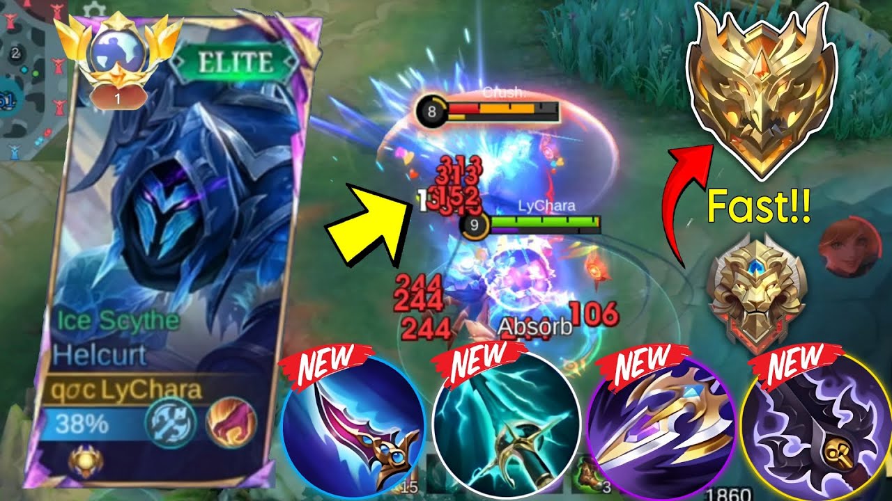 TUTORIAL HELCURT + ROTASI HELCURT YG BIKIN KALIAN FAST FARMING DAN CEPET NAIK RANK - MOBILE LEGENDS