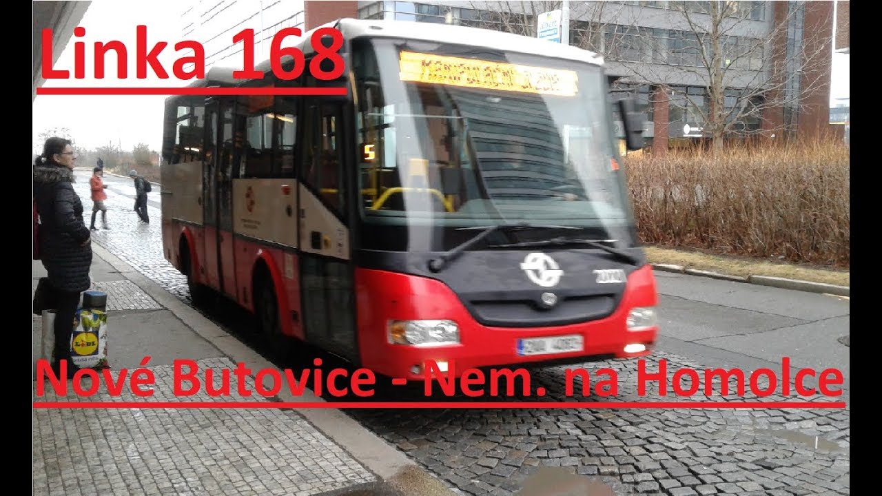 Praha linka 168 v trase Nové Butovice-Nemocnice na Homolce