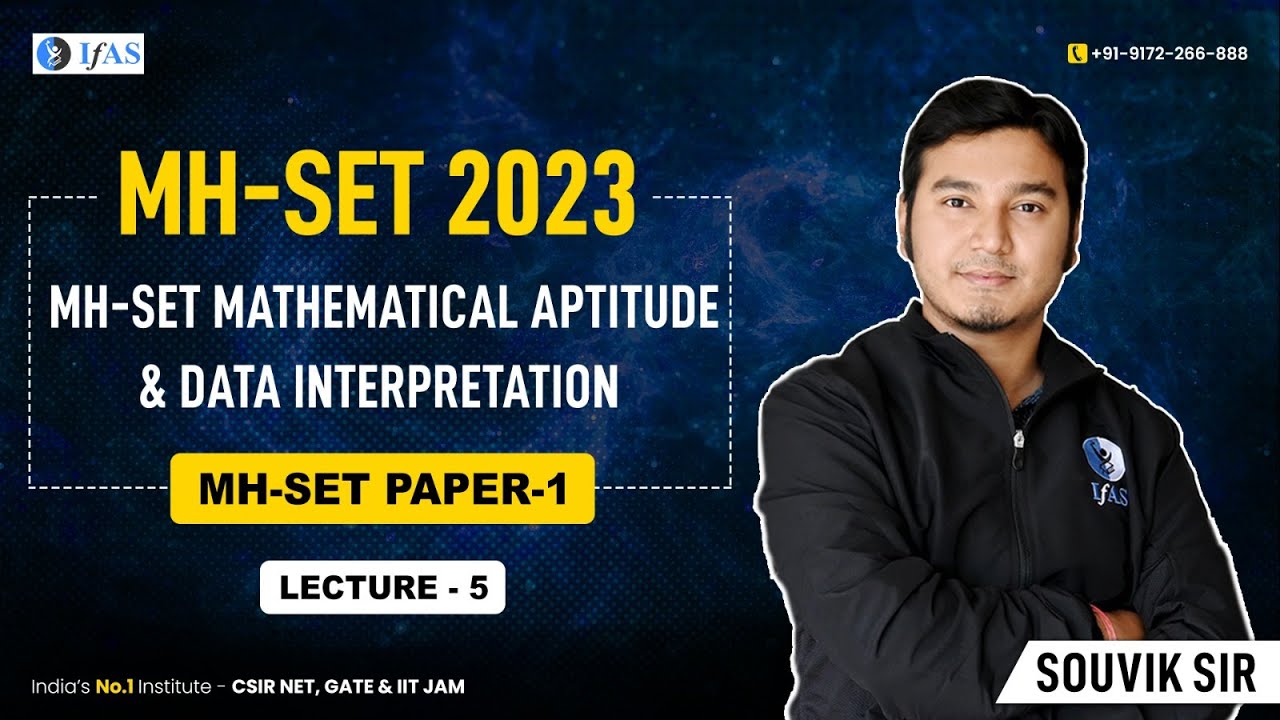 Data Interpretation Aptitude For Set Exam | MH-SET Paper-1 | IFAS |