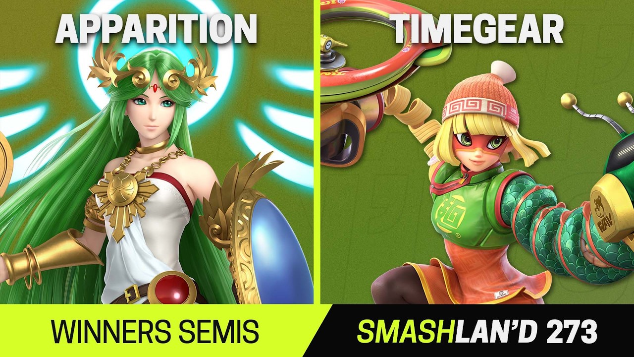 SmashLAN'd 273 Winners Semis - Apparition (Palutena) vs TimeGear (Min Min) - SSBU Tournament