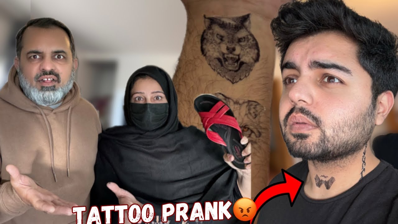Fake TATTOO PRANK On DESI PARENTS😳GONE Horribly WRONG 🥲