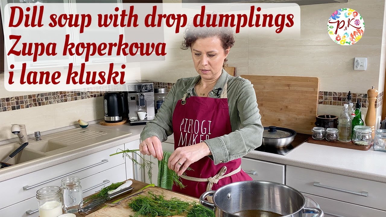 Укропный суп с клецками | Польский суп | Готовим польскую еду
