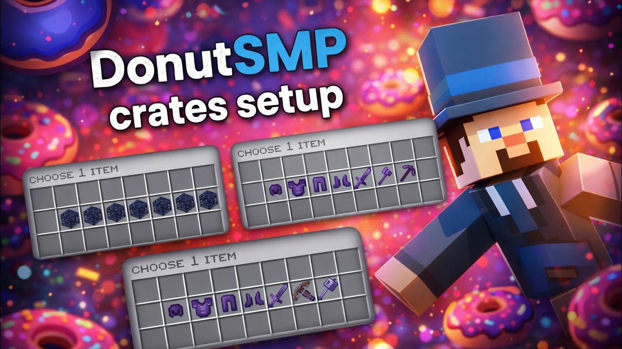 DonutCrates setup 