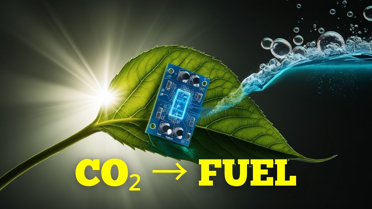 This “Artificial Leaf” Turns Sunlight Into Fuel