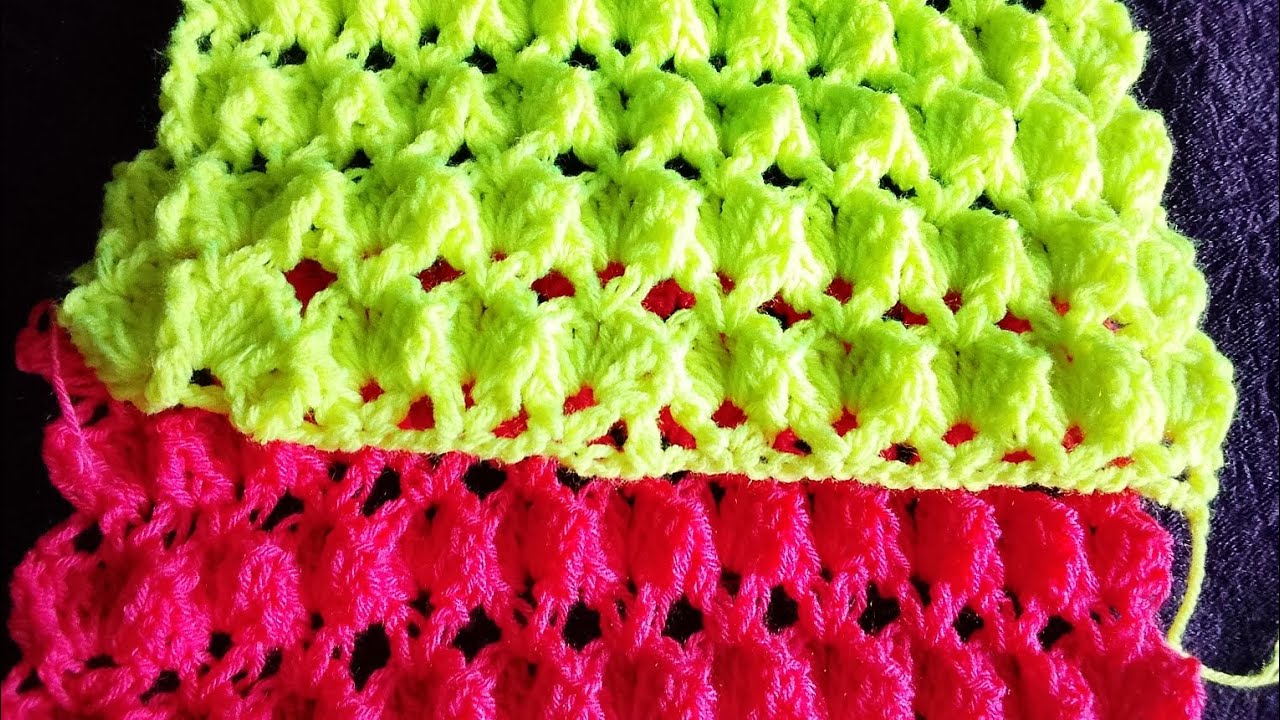 How to crochet simple  flower pastels stitch pattern #002