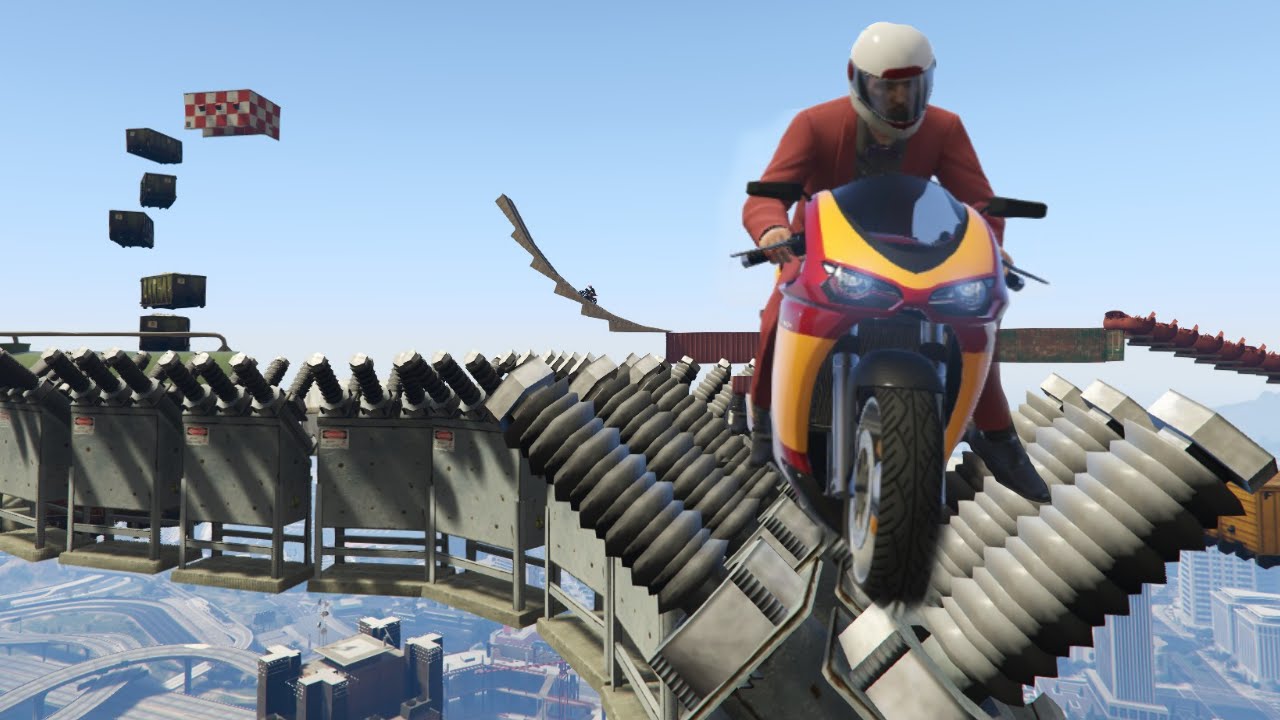 SKY HIGH OBSTACLE COURSE! (GTA 5 Online)