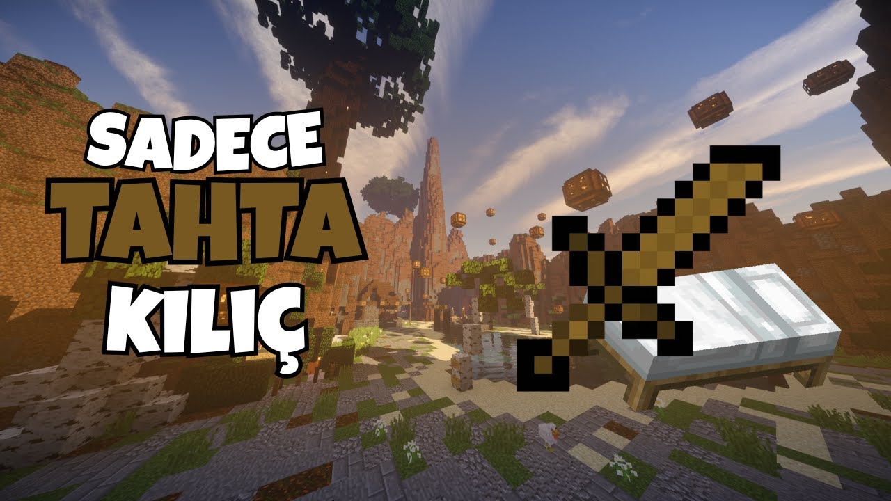 SADECE TAHTA KILIÇ ! - CRAFTRİSE BEDWARS