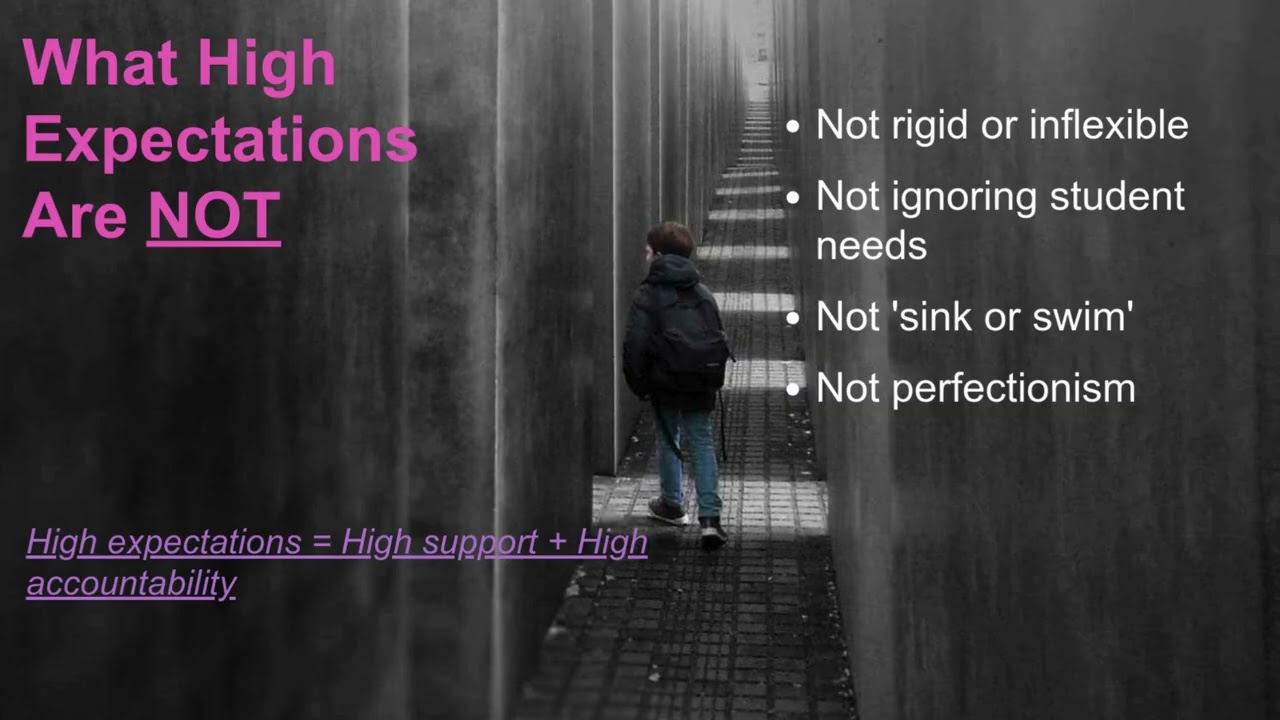 Importance of Having High Expectations for Students