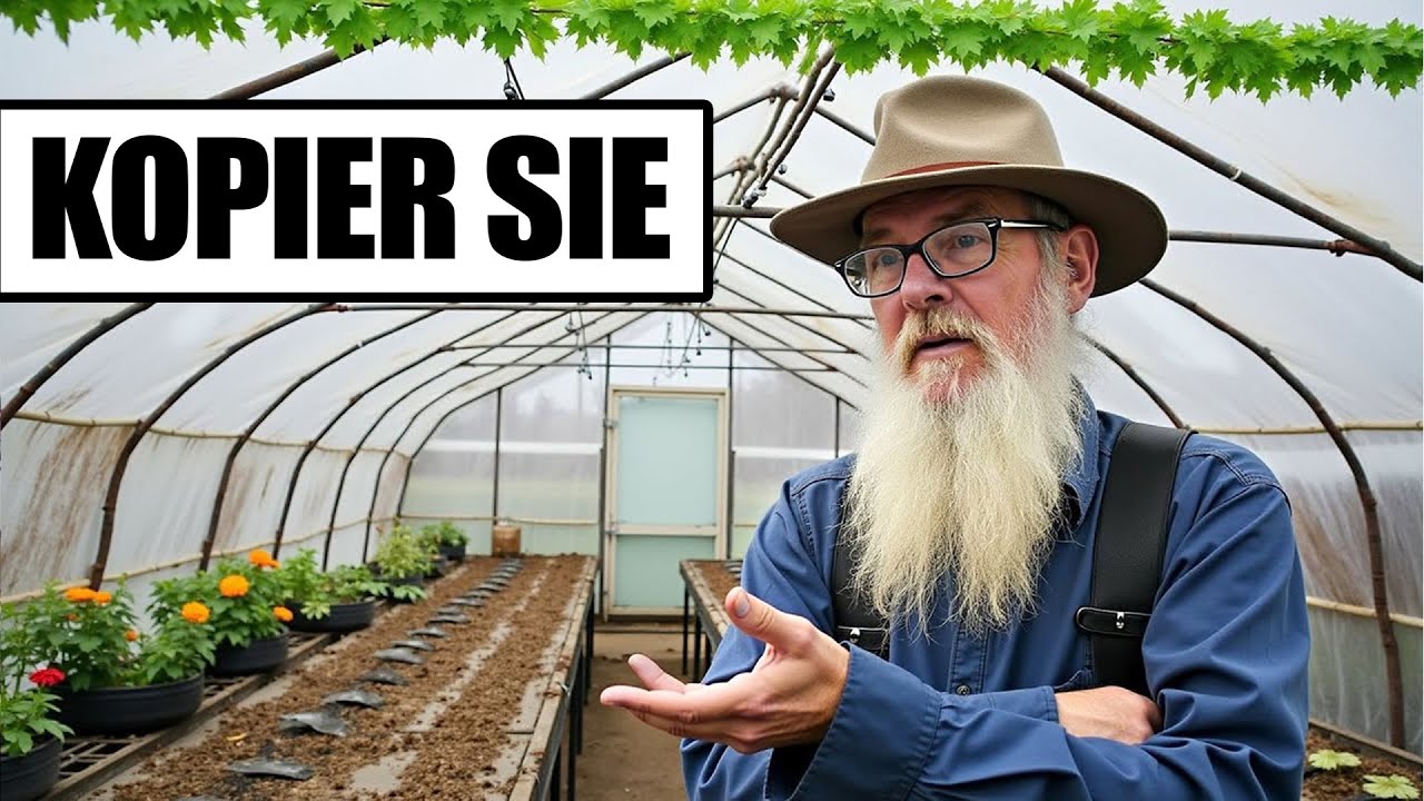 Wie Amish ein Gewächshaus ohne Gas/Strom beheizen