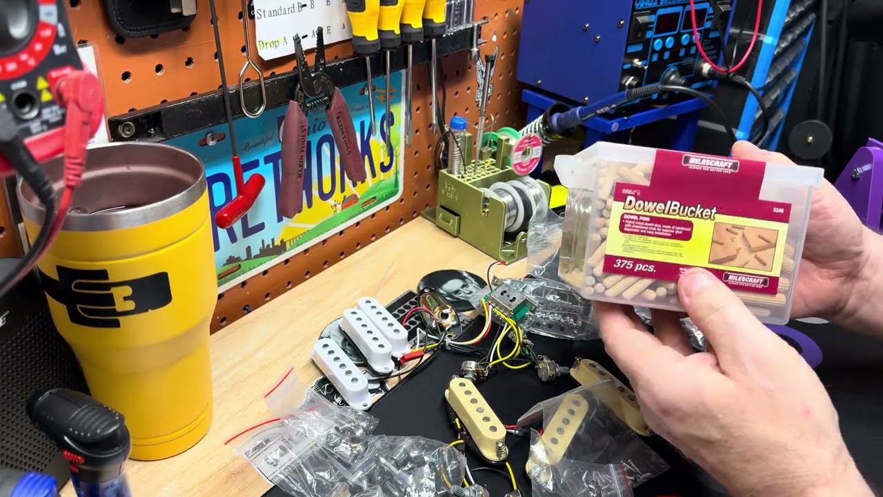 Unboxing ,Guitar parts donation! Thank you so much!!