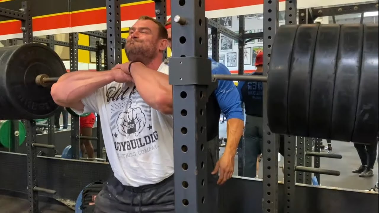 Heavy Front Squats With Titan Crew