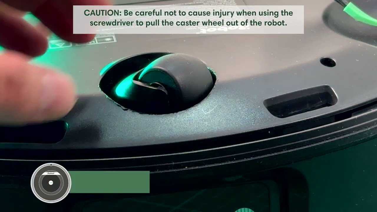 Roomba® Max 700 Series Vac | How to Remove and Reinstall the Caster Wheel