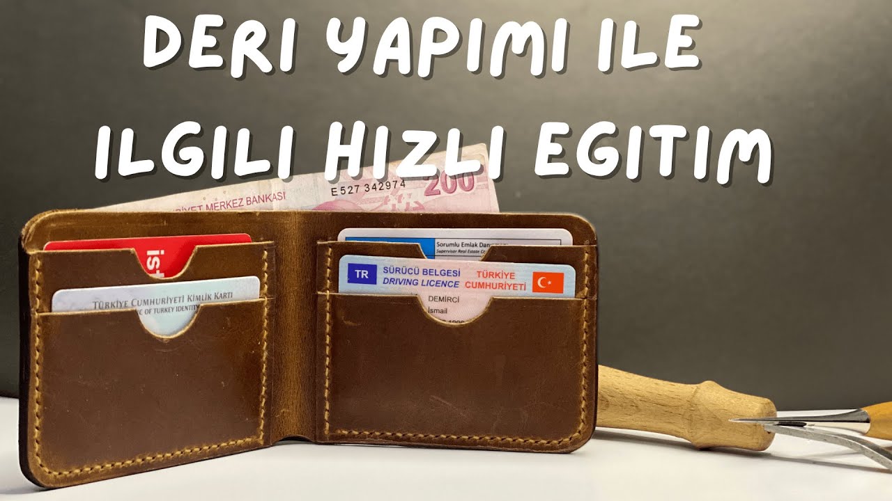 DERİ CÜZDAN YAPIMI HIZLI EĞİTİM