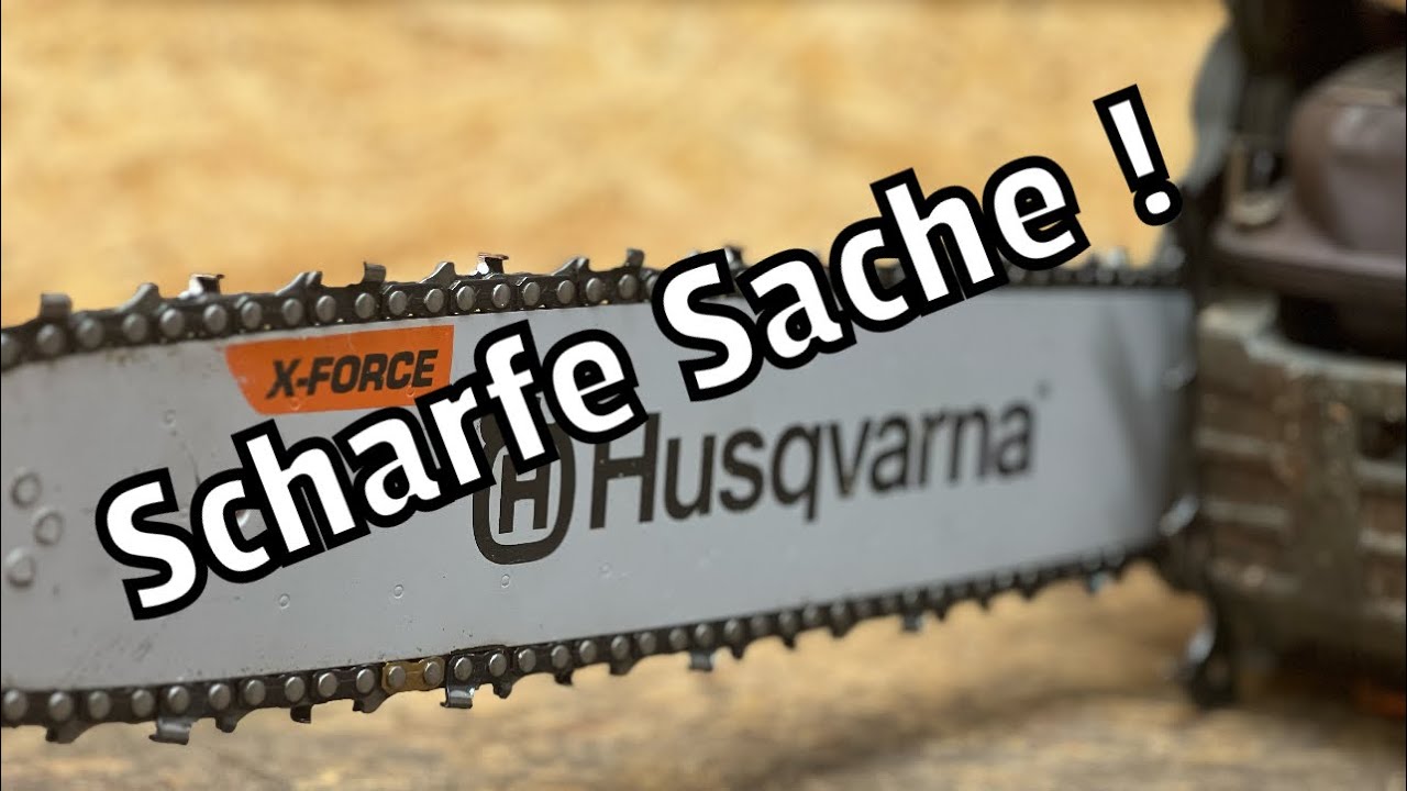 Husqvarna 550 XP | Vorbereiten auf den nächsten Einsatz | Dämpfer erneuern | Kette schärfen 
