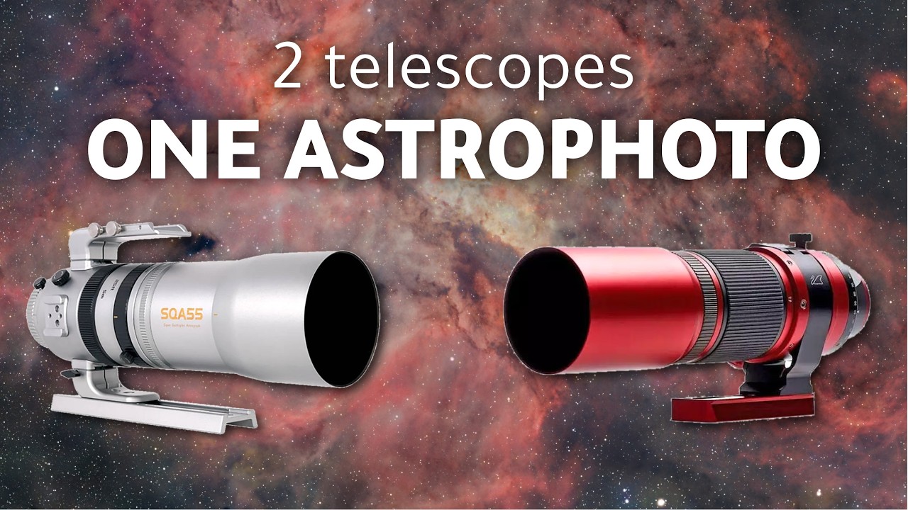 How I Combined Data from TWO TELESCOPES for a STUNNING Astrophoto