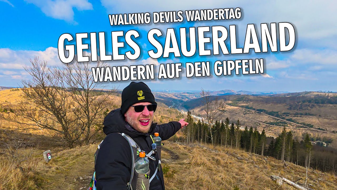Gipfel-Tour im SAUERLAND mit den Walking Devils um Olsberg