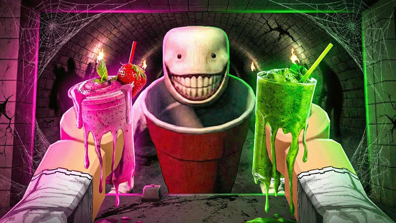 Working At A HAUNTED Roadside Smoothie Bar In Roblox