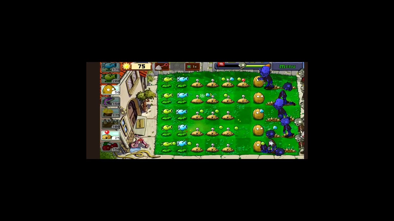 I am playing plants vs zombies 
