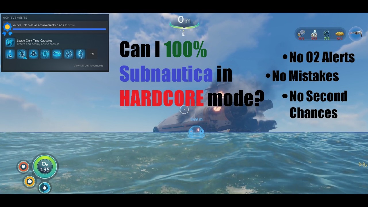 Can I 100% Subnautica in HARDCORE mode?