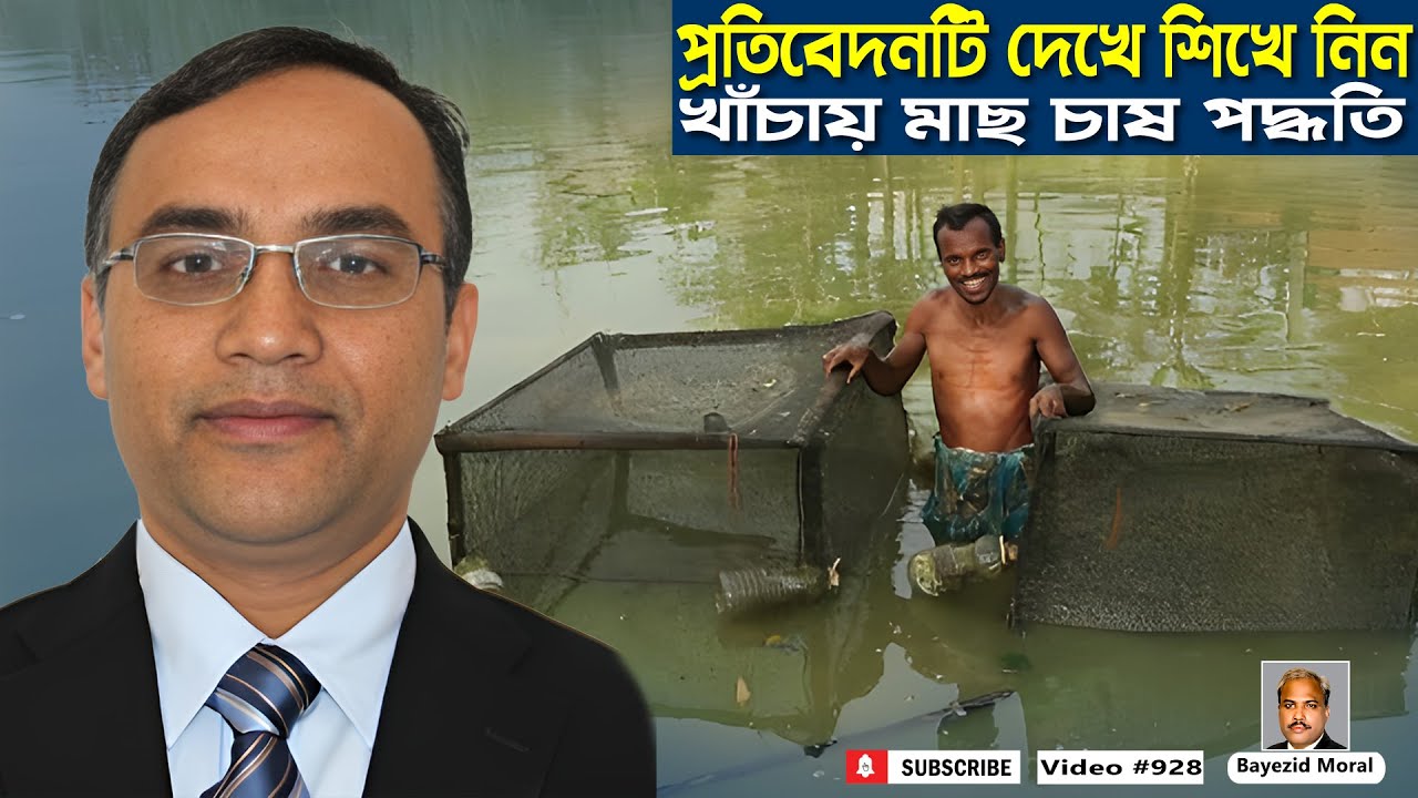 এখন দেখুন. যেভাবে খাঁচায় মাছ চাষ করে লাখ লাখ টাকা আয় করা যায় | Cage Fish culture | Bayezid Moral