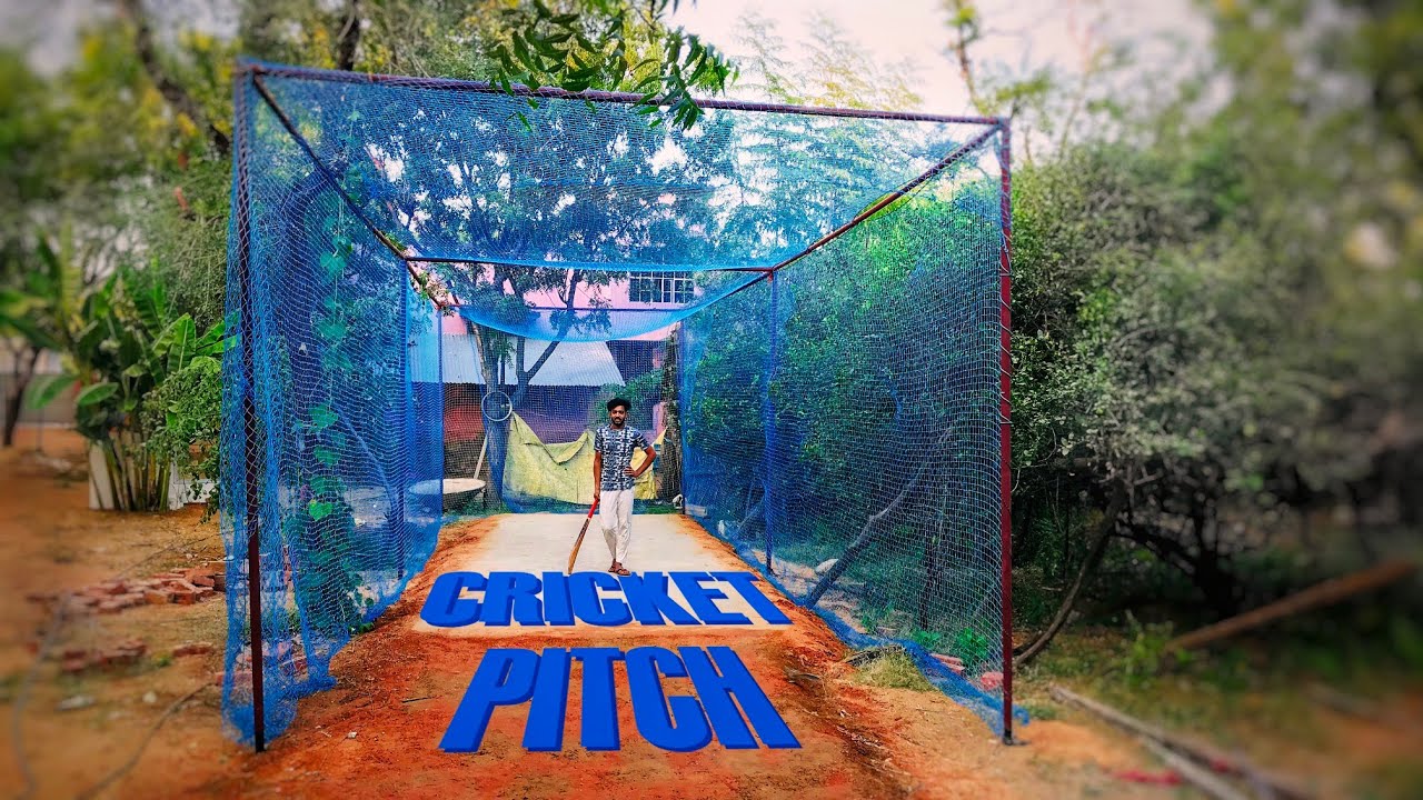 How To Make Cricket Pitch At Home