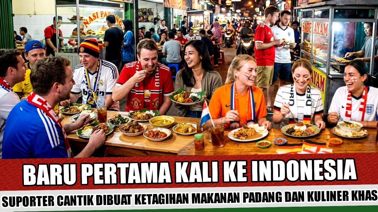 KULINER KHAS LARIS MANIS~SUPORTER CANTIK EROPA ASIK KETAGIHAN MAKANAN NASI PADANG DAN MAKANAN TAKJIL