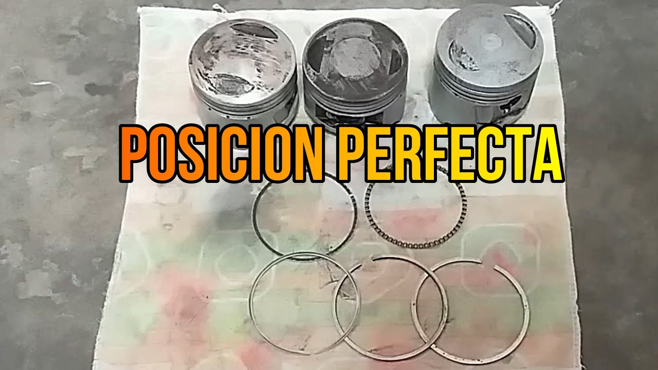 Como Colocar ANILLOS EN UN PISTON de Moto ( POSICION PERFECTA)