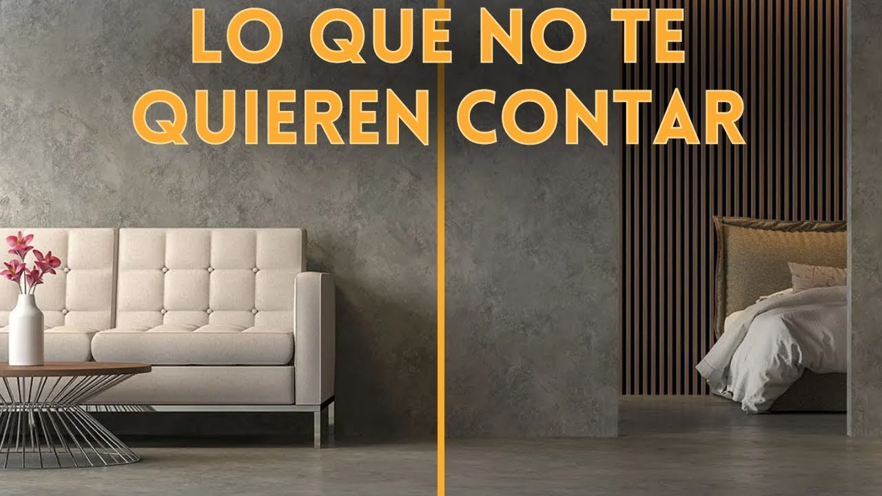 Características y Problemas del MICROCEMENTO | Precios y Usos para Reformas