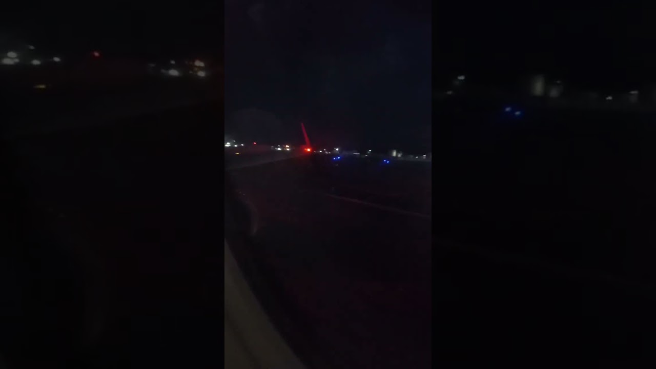 SLAMMING BRAKES ON A WET RUNWAY #shorts #viral #trending #london #uk #india #rain #light #kerala