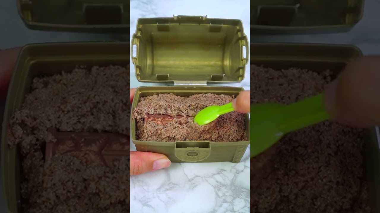 Surprise Treasure Kinetic Sand Dig Diamond #asmr