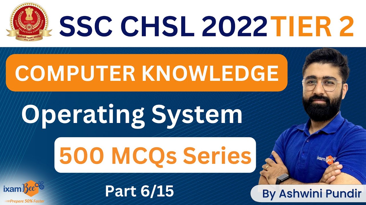 SSC CHSL 2022 Mains Computer | Operating System | Computer for SSC CHSL 2022 | Part Part 6/15