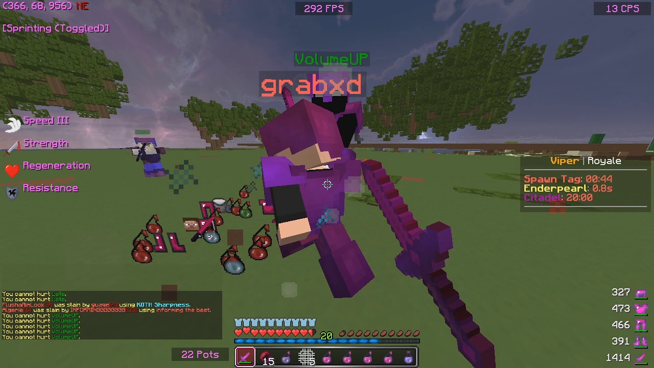 Dominating Citadel /w FrogSquad | Minecraft HCF