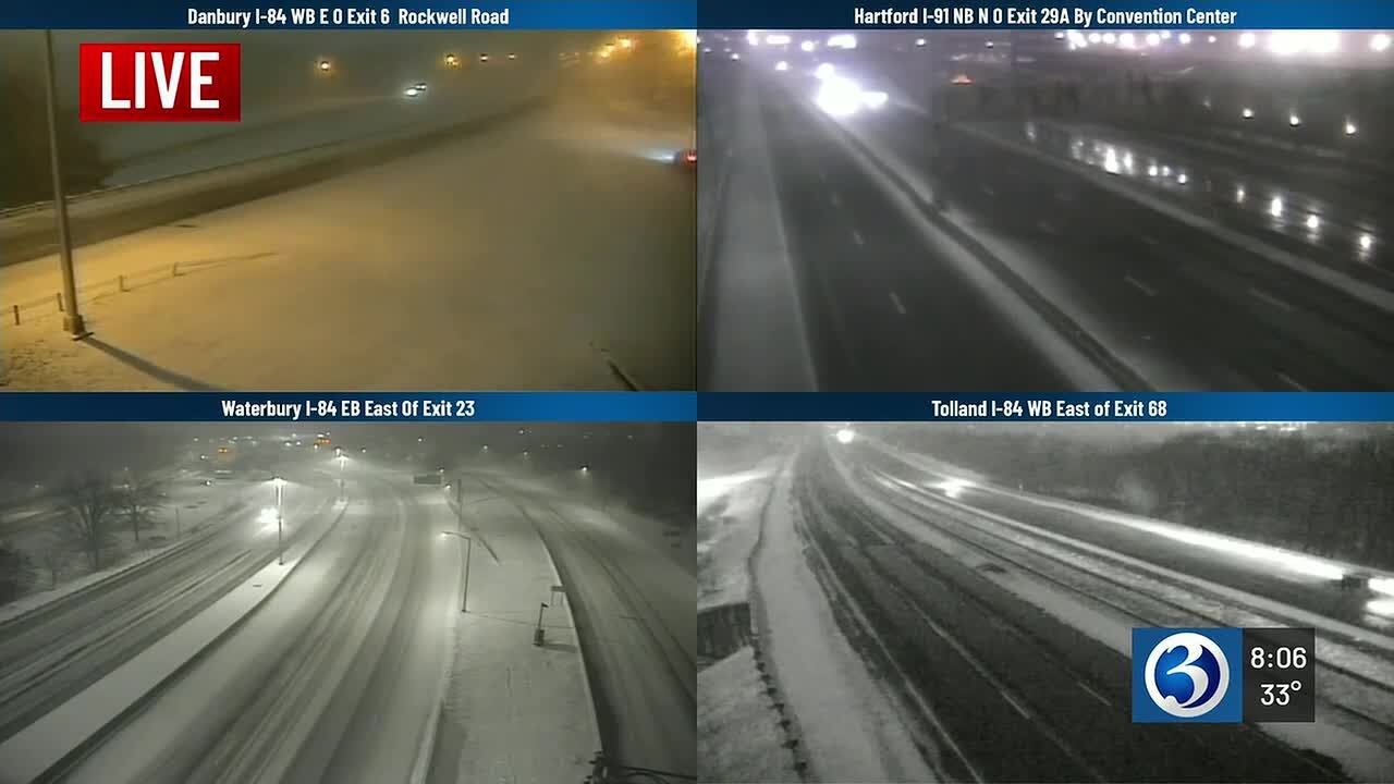 CT DOT on road conditions during Blizzard Calvin