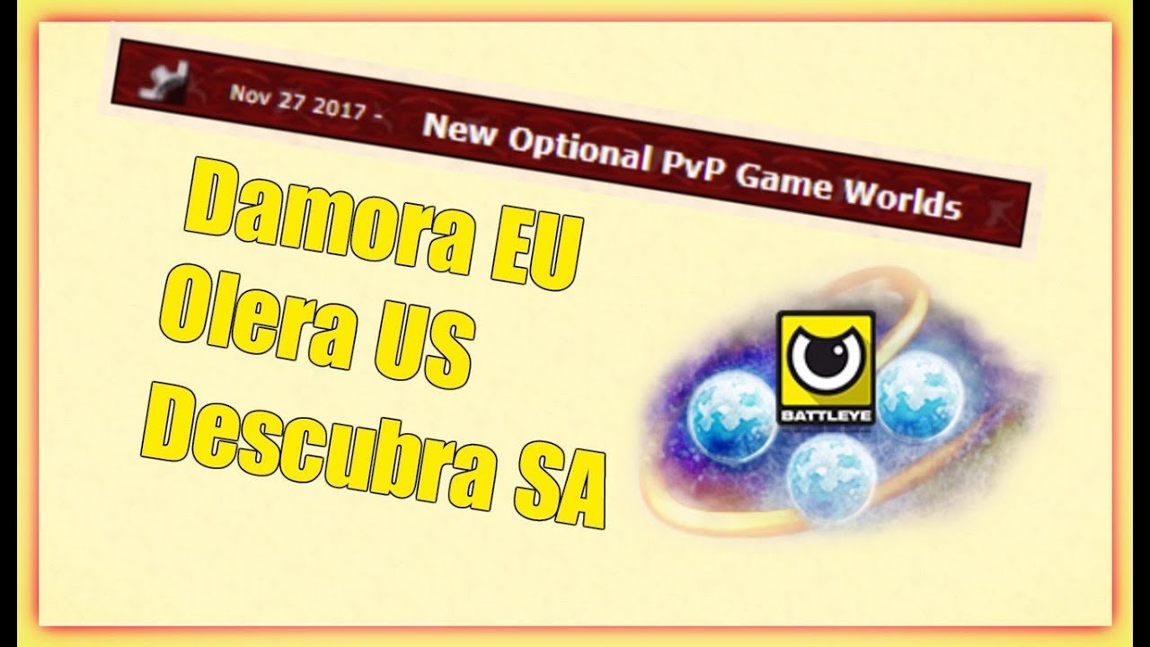 Tibia Nowe Serwery Optional PvP | Damora Olera Descubra