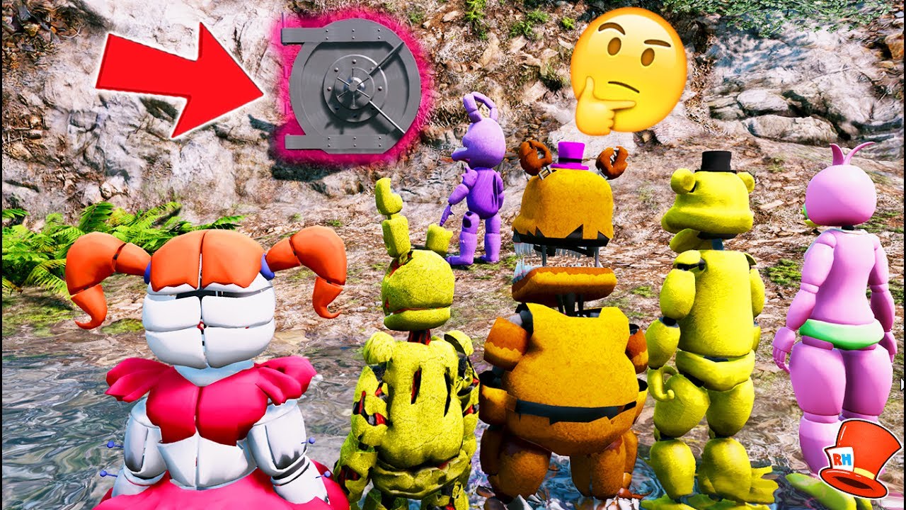 GUESS WHAT'S IN THE SECRET DOOR! (GTA 5 Mods FNAF RedHatter)
