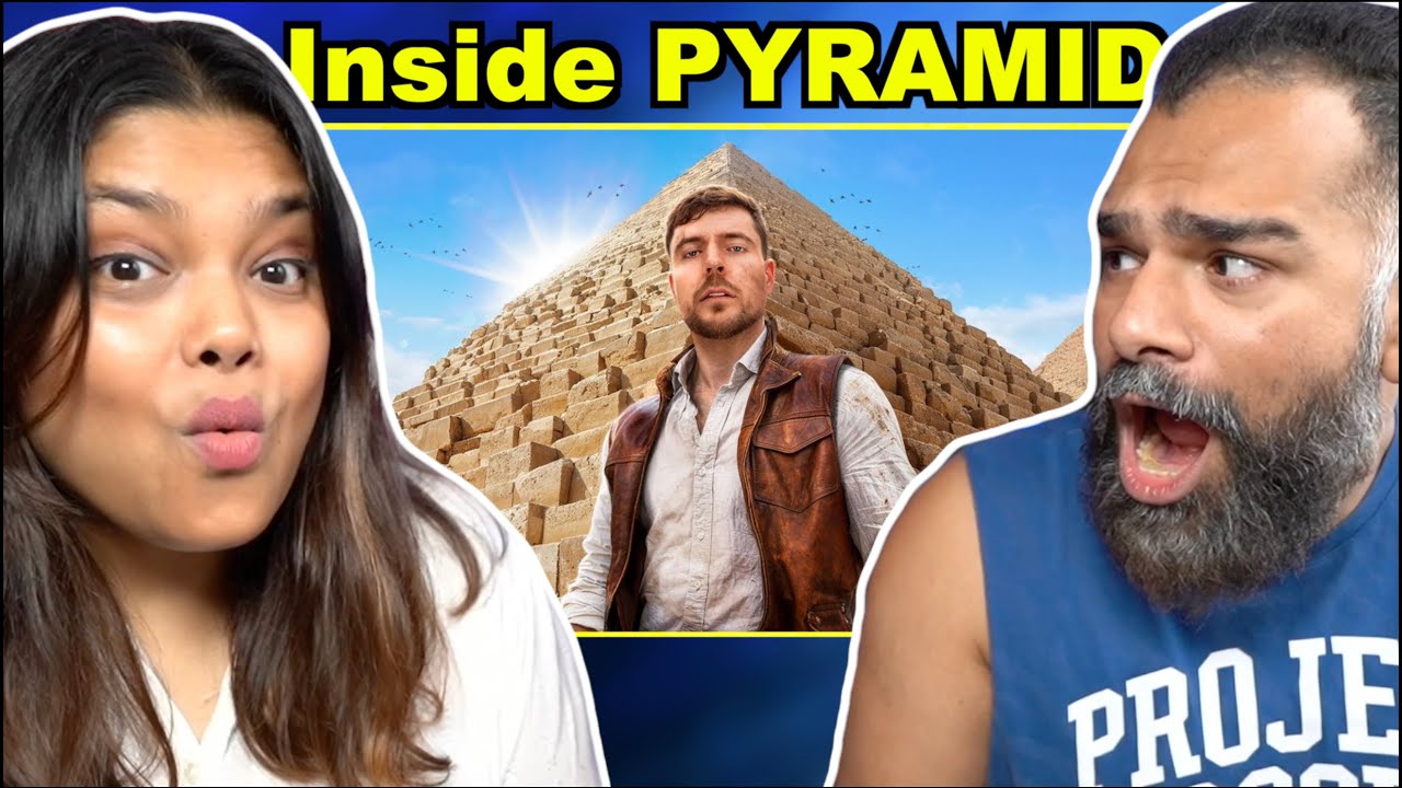 100 Hours Inside The Pyramids! | Mr Beast Reaction